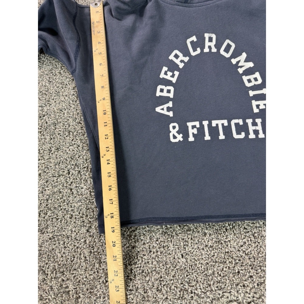 Abercrombie & Fitch Pullover Hoodie Women's Size Small Blue Preppy - Picture 9 of 9